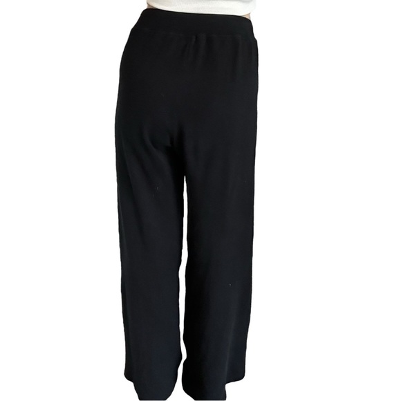 Perfect White Tee Rosanna Sweatpants Black Wide Leg Baggy Size Extra Small - Picture 2 of 8